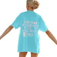 thumbnail image 2 of WILLBEST Chemise en Denim pour Femmes T-Shirt Décontracté Imprimé Col Rond Manches Courtes Ample 868, 2 of 7