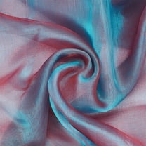 3 Yards Burgundy/Blue Two Tone Organza Fabric Sheer 59 Inch Rosy Brown Iridescent Fabric Holographic Gauze Voile Fabric