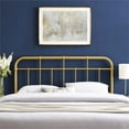 thumbnail image 3 of Modway Alessia Twin Metal Headboard in Gold, 3 of 7