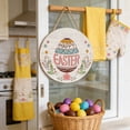 thumbnail image 2 of YingYouFu Easter Welcome Sign Wooden Handcrafted Rural Style Door Hanger for Indoor Outdoor Home Decor Spring Holiday Greeting and Wall Decoration, 2 of 6