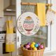 thumbnail image 1 of CaiYueKe Easter Welcome Sign Wooden Door Hanger Spring Home Decor Bunny Wall Art Front Door Decoration Handcrafted Rustic Porch Hanging Ornament Farmhouse Holiday Decor, 1 of 7
