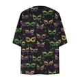 thumbnail image 4 of Cardigans For Women Chiffon Summer Kimono Short Sleeve Open Front Beach Kimono Hawaiian Floral Printed Lightweight Casual Chiffon Kimono Plus Size Beach Cover Up Elegant Sweat Boho Top Purple S, 4 of 5