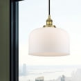 thumbnail image 2 of 616-1PH-BB-G71-L Innovations Lighting Bell - 1 Light Mini Pendant In Industrial Style-11.75 Inches Tall and 12 Inches Wide-Brushed Brass Finish-Matte, 2 of 2