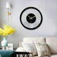 thumbnail image 5 of Vikakiooze Home Decor Nordic Style Wall Clock Silent Transparent Acrylic Clock Home Living Room, 5 of 5