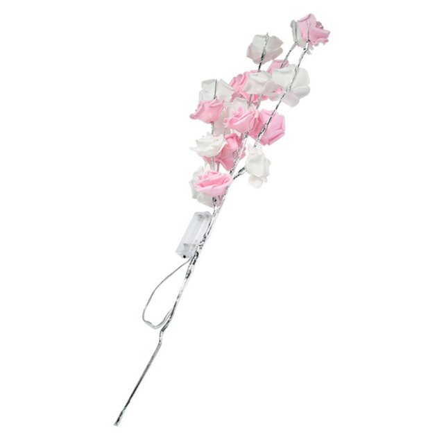Maoww LED Artificial Rose Lamp Rose Flower LED Tree Lights Rose Branch Light for Valentines Day Home Decoration