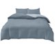 thumbnail image 2 of Juego de cama de 4 piezas de algodón lavado | Poliéster suave y transpirable | Dormitorio individual/matrimonial | Incluye funda nórdica, sábana ajustable y 2 fundas de almohada, 2 of 6