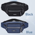 thumbnail image 5 of Bocaoying 2 Pack Multi-Pockets Fanny Packs for Men Women, Crossbody Bag Waist Bag with 6-Zipper Pockets and Adjustable Straps, Water Repellent Bum Bag for Outdoors Sports Travel Hiking Running, 5 of 7