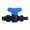 White, variant on PE Hose OD Ball Valve with Push-in Quick-Connect, Plastic Quick Connect Fittings for Beverage Dispenser & Water Filtration/Purification Systems