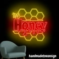 thumbnail image 5 of Handmadetneonsign Honey Neon Sign, Honey Store Led Light, Business Decor, Shop Store Wall Art Decor 71663, 5 of 5