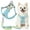 Blue, variant on MASBRILL Dog Harness and Leash Set No Pull with Safety Lock, Adjustable Puppy Soft Vest, X-Shaped Pet Harness for Small Dog,Blue,S