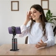 thumbnail image 4 of New Mobile Phone Follow Camera Pan/Tilt Desktop Live Panoramic Follow Camera Stand AI Face Recognition 360 °, 4 of 6