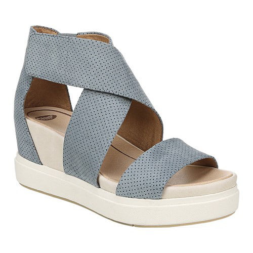 Dr. Scholl's - Womens Dr. Scholl's Sheena Wedge Ankle Strap Sandals ...
