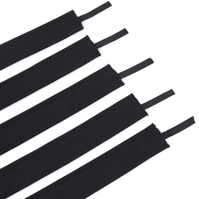 5 piezas de cinta para ajustar el tamaño de la gorra (longitud 61-62 cm), reductor de tamaño de gorra con estilo ajustable y complemento para ajustar el tamaño de la gorra, utilizado para coser sombr