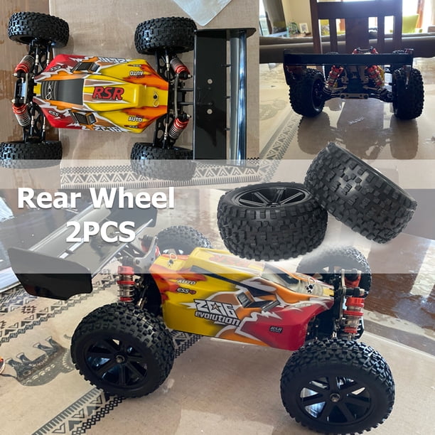 2 uds./4 Uds. Neumáticos neumáticos 12mm cubo hexagonal caucho todoterreno neumático de coche para 1/12 1/14 RC coche JShteea libre de BPA