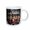 White, variant on 3drose, Photograph of a Group of Nutcracker Soldiers Lined up in the Snow., 11oz Mug