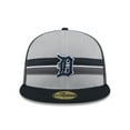 thumbnail image 2 of Men's New Era  Gray/Navy Detroit Tigers 2025 Batting Practice 59FIFTY Fitted Hat, 2 of 7
