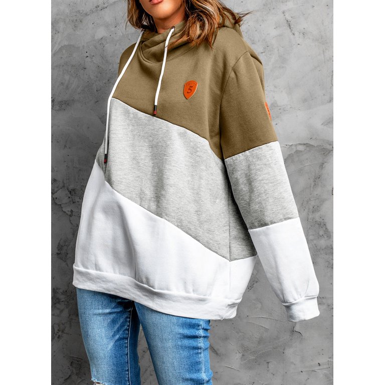 Casual authentic colorblock sweatshirt new arrivals