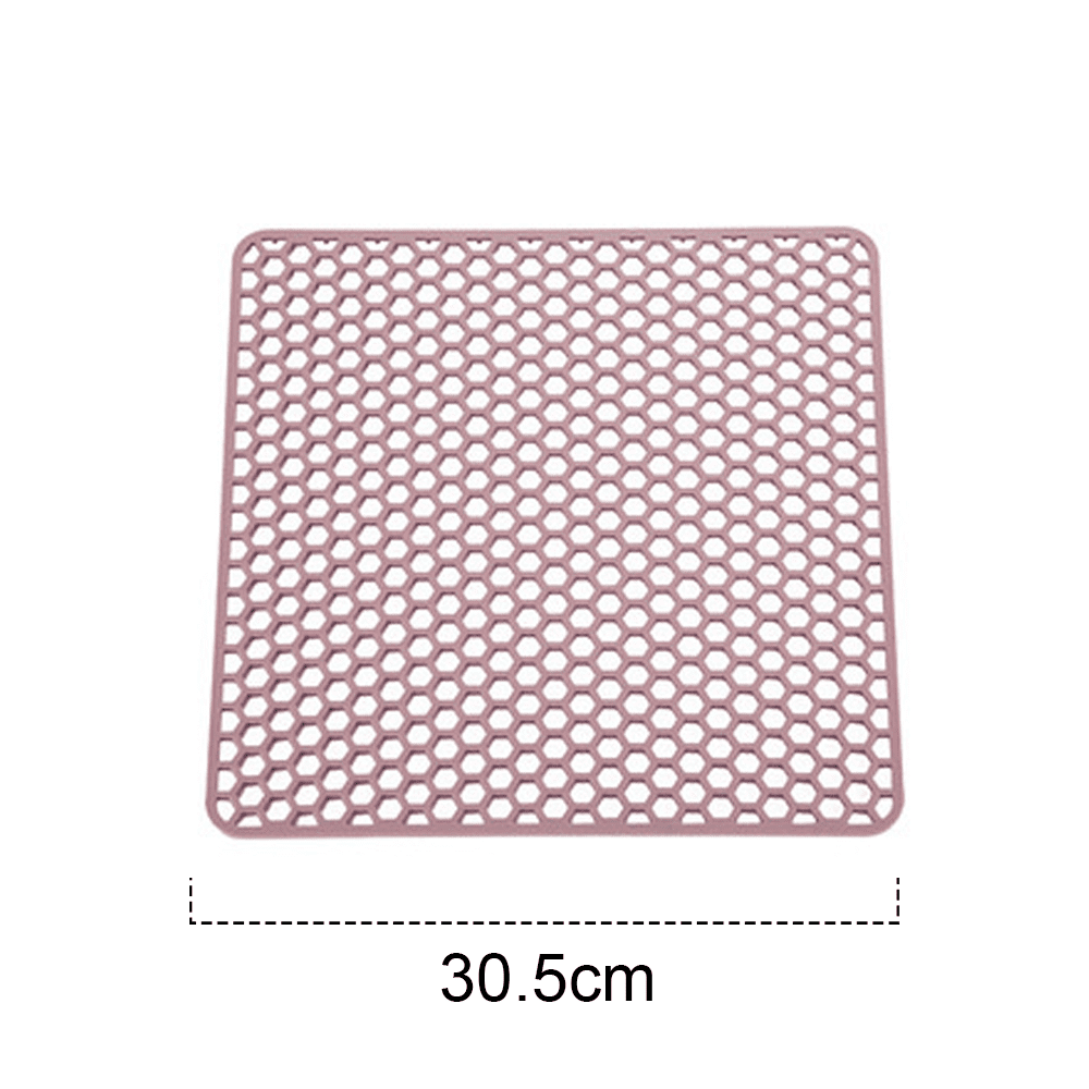 Multipurpose Silicone Kitchen Mat/drain Pad Easy to Clean Environmentally Friendly Heat-Resistant Suitable for Lining Kitchen Counters or Sinks