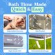 thumbnail image 3 of Bañera para perros Bark Spa plegable y portátil con cepillo y toalla, 3 of 8