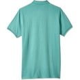 thumbnail image 2 of U.S. Polo Assn. Mens Solid Pique Polo With Small Pony, Jade Green Heather, XX-Large, 2 of 2