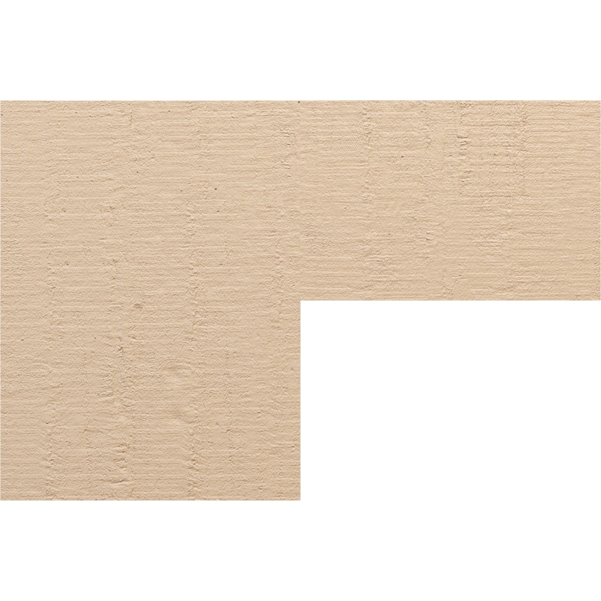 11"W x 33"D x 22"H Classic Chapel Hill Rough Cedar Woodgrain TimberThane Corbel, Primed Tan