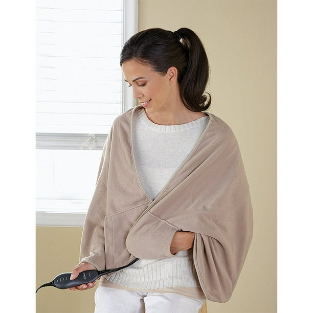 Sunbeam TCFQR78344 Premium Luxury Royal Mink ChillAway Heated Wrap