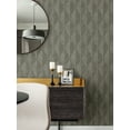 thumbnail image 3 of Advantage Oresme Dark Grey Ogee Wallpaper, 3 of 4
