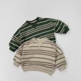 thumbnail image 3 of Lujianch Children's Clothing Unisex Boys And Girls Striped Casual Top Sweatshirt Girls Striped T Shirts Size 18-24 Months, 3 of 5