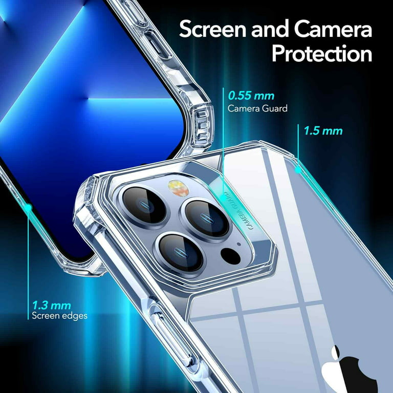  ESR iPhone 15 Pro Case With Military-Grade Protection,  Shockproof Corners, Yellowing-Resistant Back, Clear Armor Series : Cell  Phones & Accessories