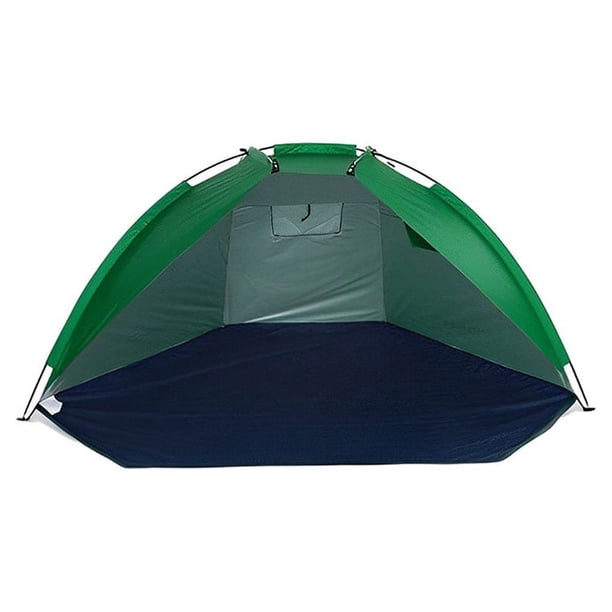 Eigraketly Carpa Conveniente Sunshine Shelter Robusto Plegable Amplia aplicación Sombrilla Camping Picnic Park Accesorios al aire libre carpas Verde Doble
