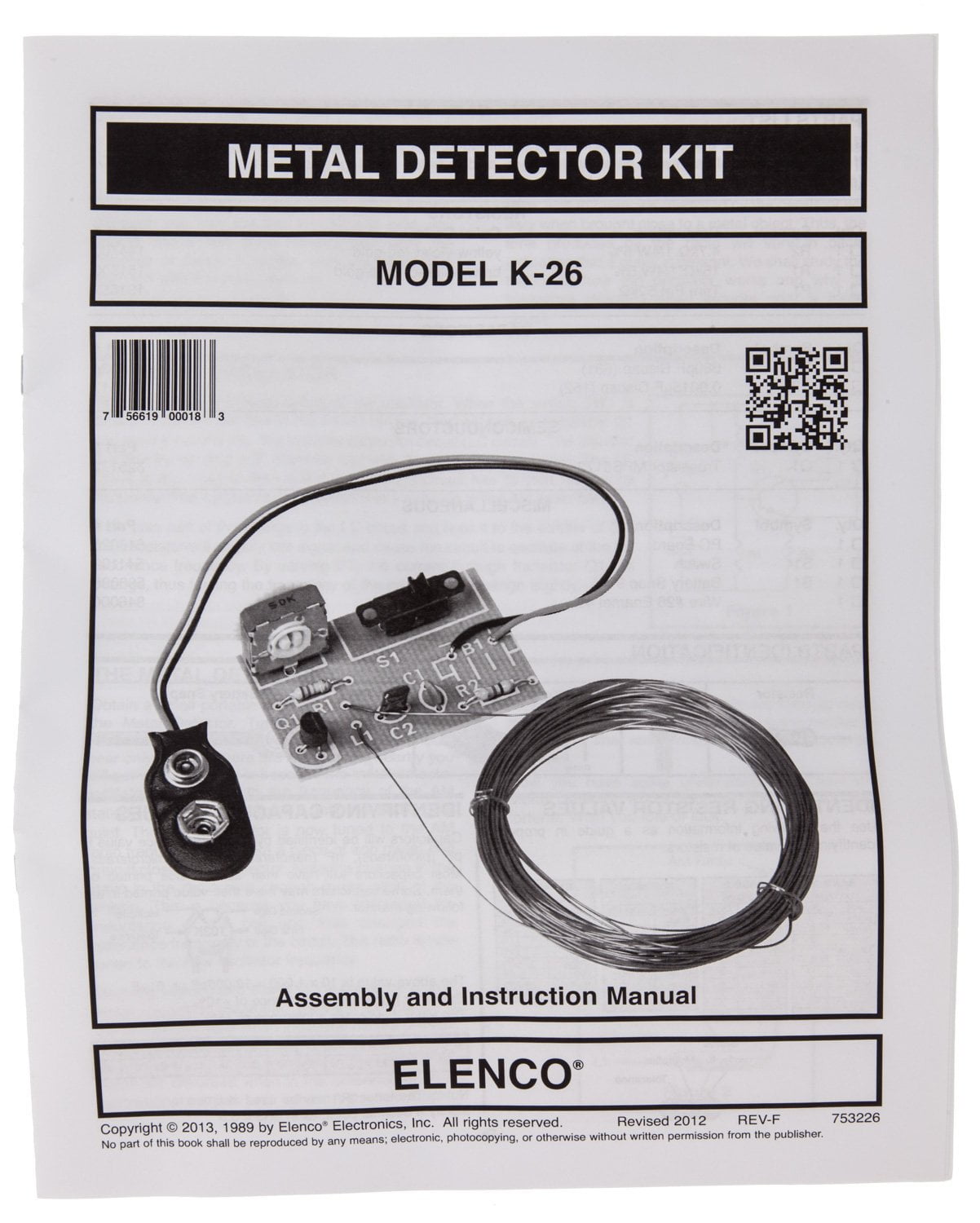 K 26 Metal Detector Soldering Kit Soldering Required Hone Your Diy Soldering Techniques On This Old School Metal Detector Kit Enjoy The By Elenco From Usa Walmart Com Walmart Com