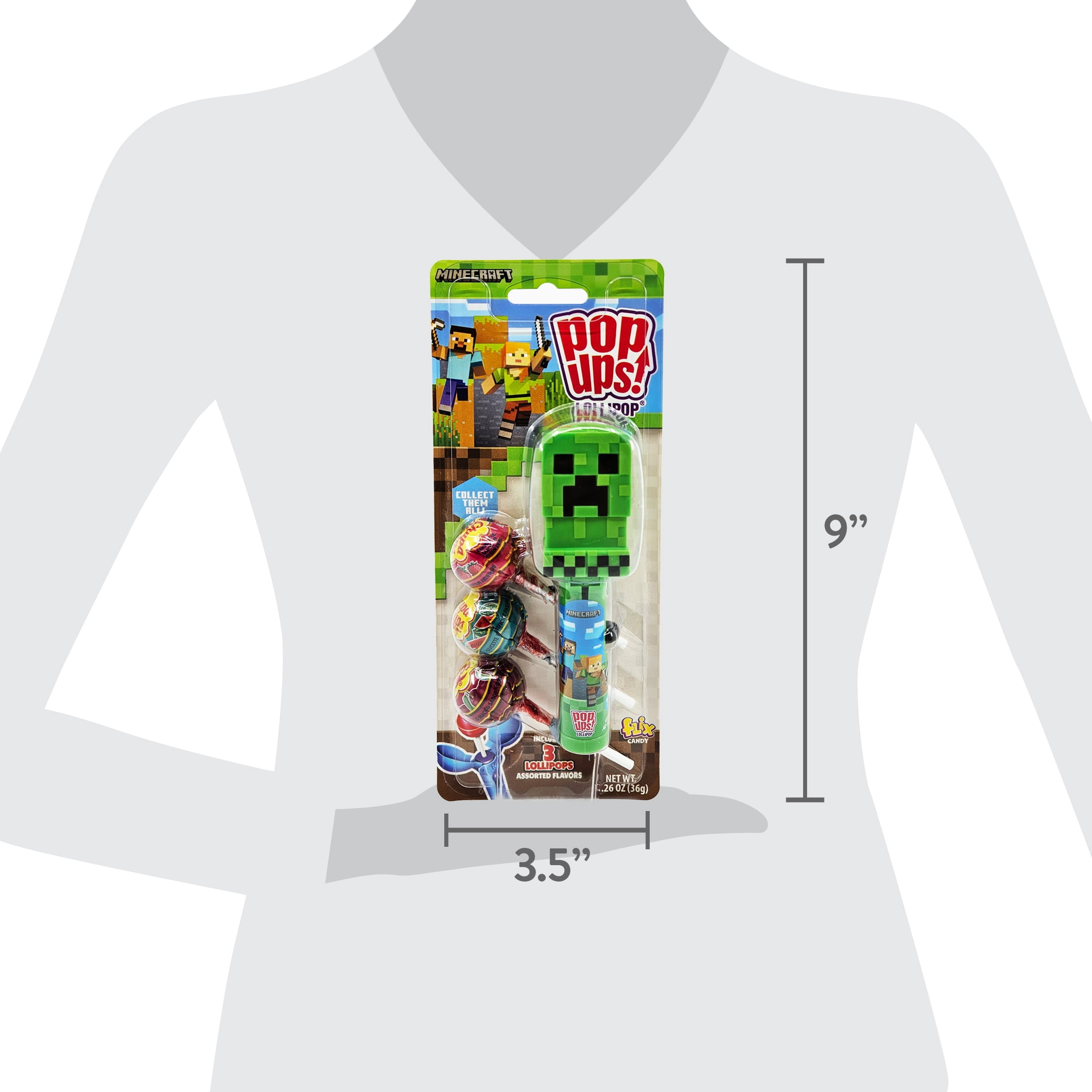 Flix Minecraft Pop Ups Lollipop