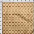 thumbnail image 3 of oneOone Organic Cotton Poplin Twill Fabric Geometric Ikat Print Sewing Fabric BTY 42 Inch Wide, 3 of 4