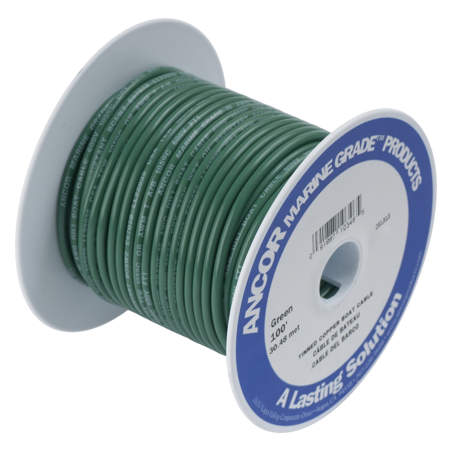 ANCOR 112305 Green 6 AWG Tinned Copper Wire