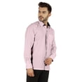 thumbnail image 3 of Bestman Solid Formal Shirt For Mens Button Down Shirt Front Patch Pocket Office Wear, 3 of 7