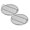 A111 Silver1 11.8" 2Pack, variant on 2Pcs Barbecue Grill For Outdoor Cooking Heavy Duty Grill With Versatile Griddle Perfect For Backyard Camping Picnic Barbecue Grill
