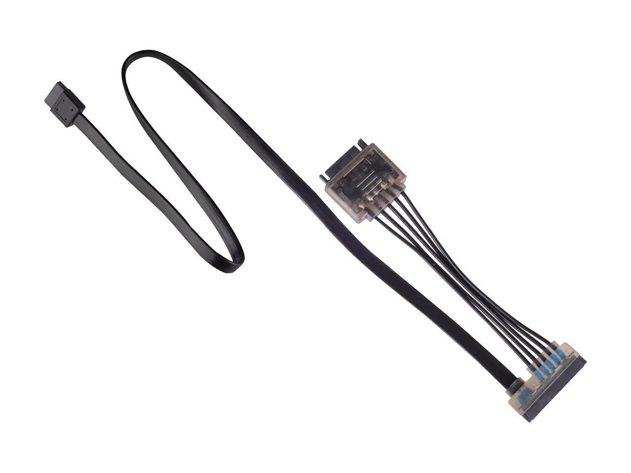 SilverStone Power + SATA Data Connector to Combined SATA 22 Pin Power & Data Sata Connector CP13 Components Other