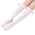 thumbnail image 2 of Baby Girls Boys Uniform Knee High Socks Tube Ruffled Stockings Infants and Toddlers, 2 of 8