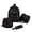 Black, variant on WAYUTE Backpack for Kids Floral Print Back to School Backpack with Comfortable Straps and Zip Up Design for Student Daily Use Bookbag Casual Outdoor Travel