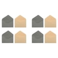 thumbnail image 1 of Minkissy 10pcs Retro Kraft Paper Envelopes Writing Anniversaries Neutral Grey for Adults, 1 of 8
