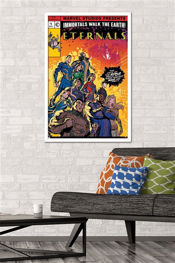 Marvel Eternals - The Eternals Wall Poster, 22.375" x 34", Framed