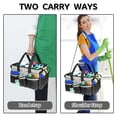 thumbnail image 6 of Large Cleaning Caddy Bag,Wearable Cleaning Caddy Supplies Organizer with Handle & Shoulder Straps for Cleaners, Housekeeper, car caddy organizer, 6 of 7