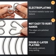 thumbnail image 3 of Metal Montessori Puzzles,Brain Teaser Puzzles Ring,24/32Pcs 3D Brain Teaser Wire Puzzles Solving for Adults & Kids, Physics Mechanical Ring Set, IQ Logic Mind Games, Fidget Toys, Party Game (24Pcs-C), 3 of 9