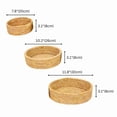 thumbnail image 3 of Sabai Grass Storage Baskets Set of 3 – Multipurpose Organisers for Home, 3 of 4
