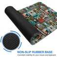 thumbnail image 6 of Long Mouse Pads for Desk,Multicolor Bigfoot and Text Pattern Desk Mats on Top Of Desks, Desk Mouse Pad Extra Large with 3mm Non-Slip Base and Stitched Edge for Gaming,Office,Work,Home 35.4"x15.7", 6 of 6