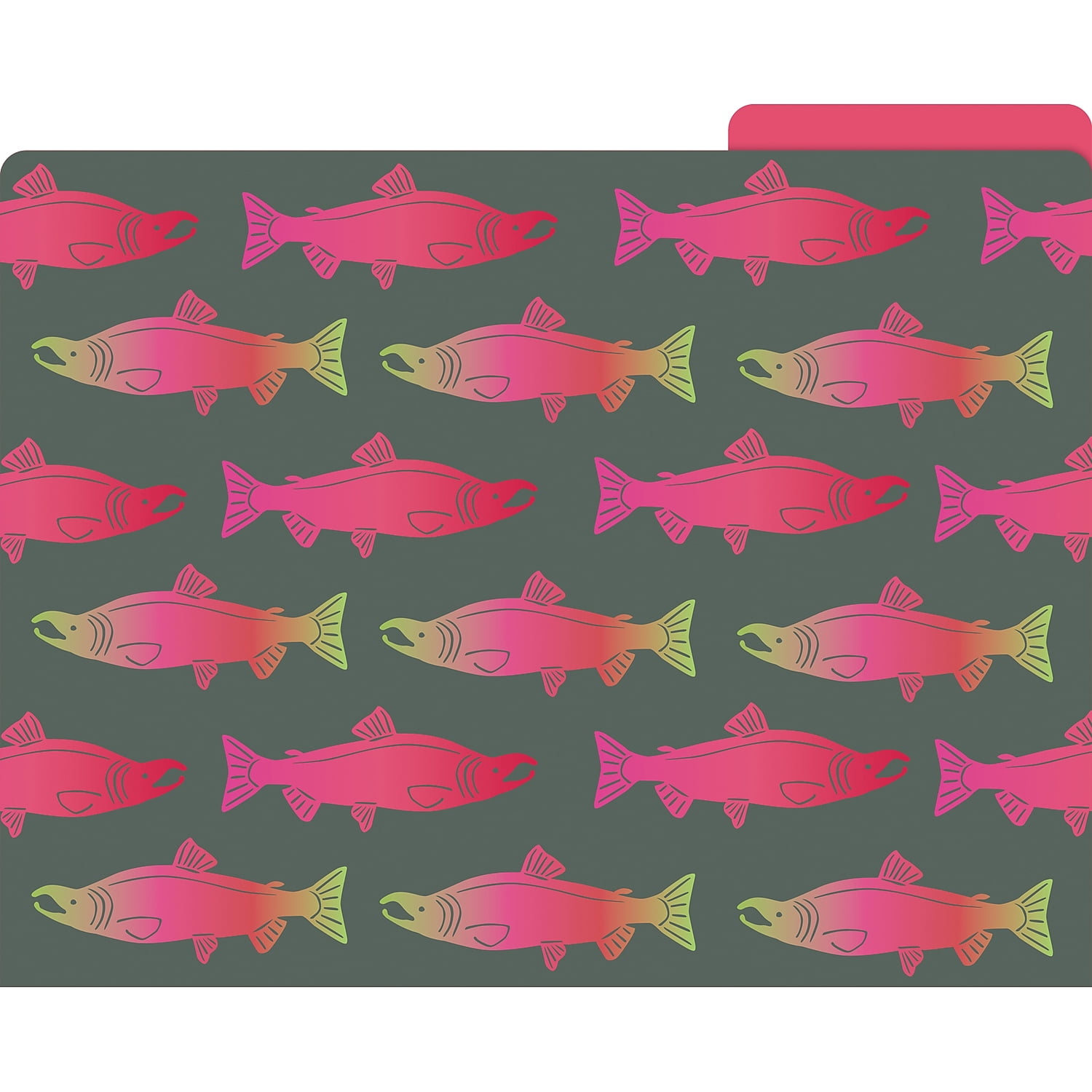 Barker Creek Designer File Folders Set of 12, Sea & Sky, Multi-Design, Reversible, Colorful Patterns Inside and Out, Letter Size, 1/3 Cut Tabs, 12-Pack, Home, School and Office Supplies (1377)