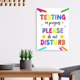thumbnail image 3 of Mental Health Canvas Wall Art,Testing In Progress Please Do Not Disturb Artwork Painting Prints Poster Ready to Hang for Counselor Therapy Office School Wall Decor Treatment Decor,12x15 Inch, 3 of 6
