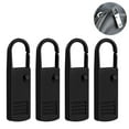 thumbnail image 2 of 4 pcs Zipper Pulls Tab Replacement Luggage Zipper Pull Extension Backpack Zippers Tags Handle Mend Fixer Repair for Suitcase, 2 of 7