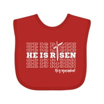 Inktastic He is Risen Mirror Words Boys or Girls Baby Bib