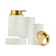 thumbnail image 5 of Juego de 4 accesorios de baño, jabonera para encimera, regalo de inauguración de la casa Blanco, 5 of 9